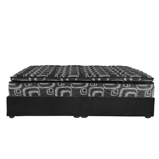 Foto 4 | Colchón Spring Air Dicasa Morgan Base Color Negro King Size + Base Cama