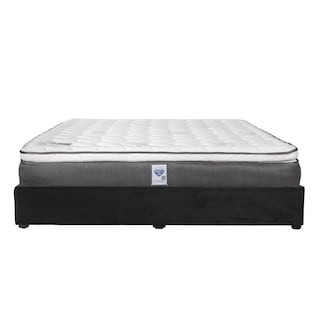 Foto 1 | Colchón Restonic Dicasa Phantom Base Color Negro King Size + Base Cama