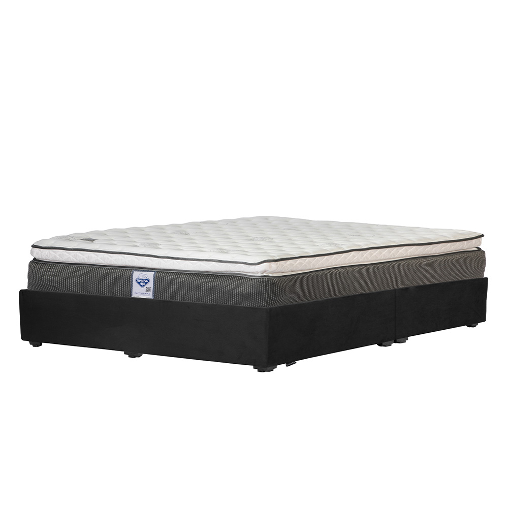 Foto 2 | Colchón Restonic Dicasa Phantom Base Color Negro King Size  + Base Cama
