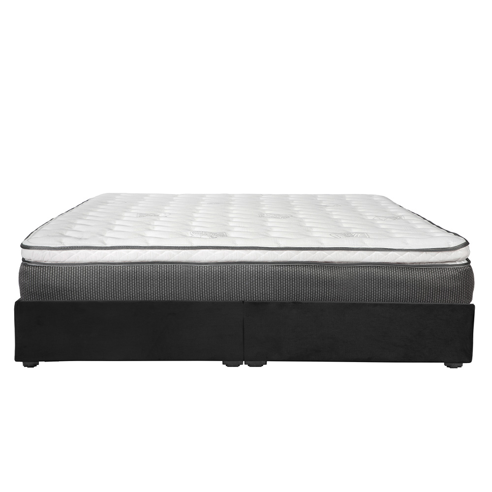 Foto 4 | Colchón Restonic Dicasa Phantom Base Color Negro King Size  + Base Cama