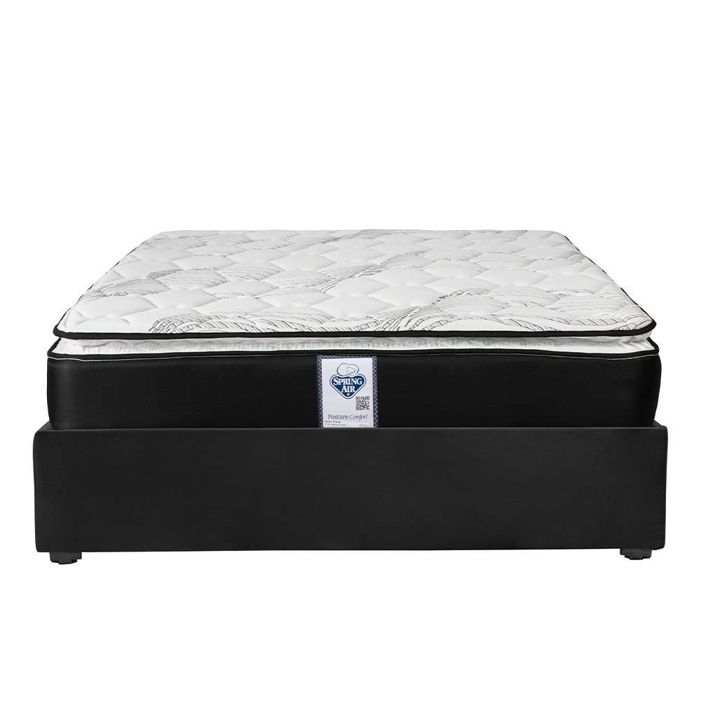 Foto 1 | Colchón Restonic Dicasa Premier Base Color Negro Queen Size  + Base Cama
