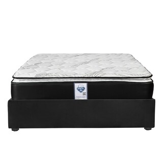 Foto 1 | Colchón Restonic Dicasa Premier Base Color Negro Queen Size + Base Cama