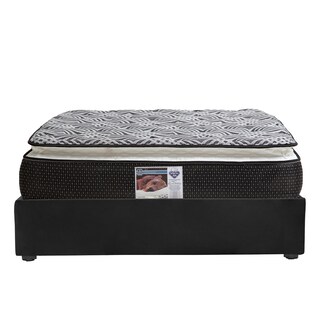 Foto 1 | Colchón Spring Air Dicasa Omega Base Color Negro Queen Size + Base Cama
