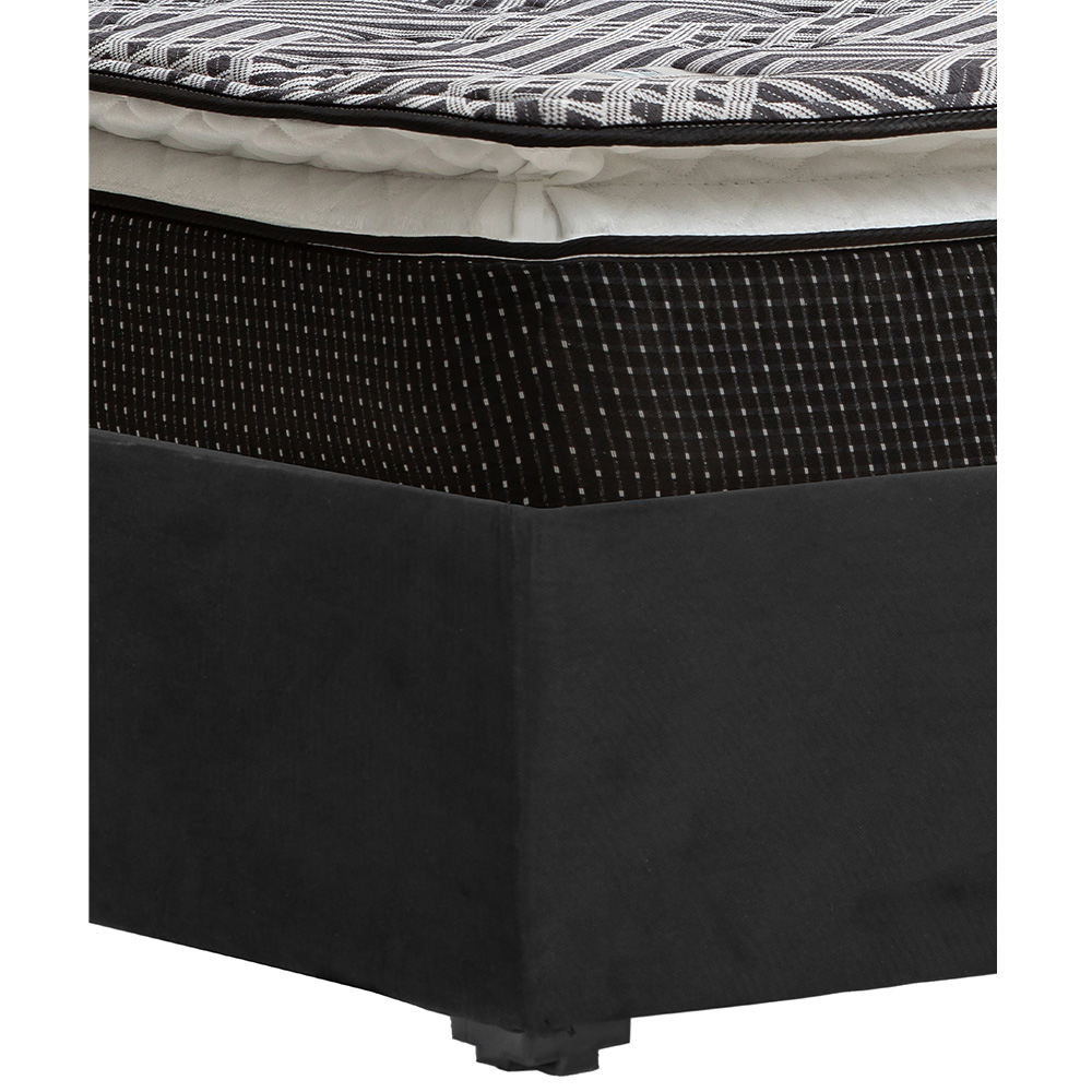 Foto 4 pulgar | Colchón Spring Air Dicasa Omega Base Color Negro Queen Size  + Base Cama
