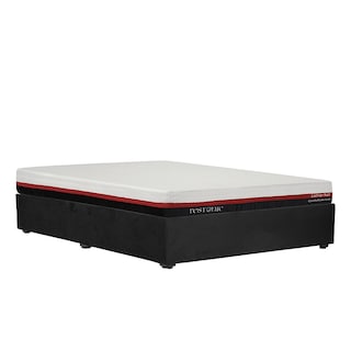 Foto 2 | Colchón Restonic Dicasa Roll Base Color Negro Queen Size + Base Cama