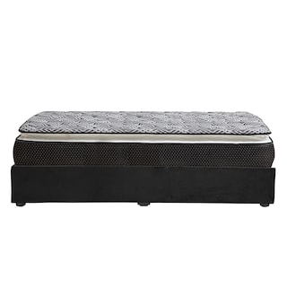 Foto 4 | Colchón Spring Air Dicasa Omega Base Color Negro Matrimonial + Base Cama
