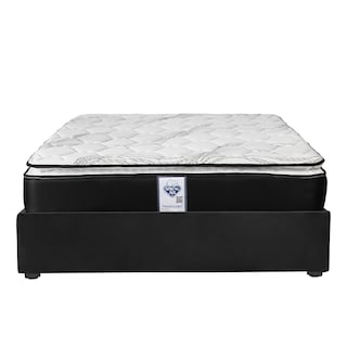 Foto 1 | Colchón Restonic Dicasa Premier Base Color Negro Matrimonial + Base Cama