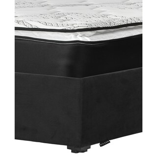 Foto 3 | Colchón Restonic Dicasa Premier Base Color Negro Matrimonial + Base Cama