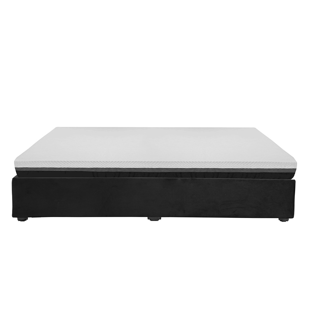 Foto 3 pulgar | Colchón Dicasa Inabox Base Color Negro Matrimonial+base Cama+almohada 2pack+protector Cloud+sábanas Softy+edredon Homy