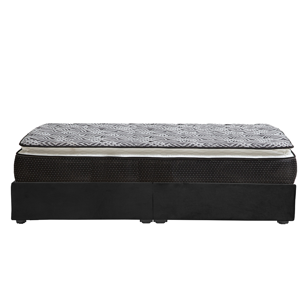 Foto 2 | Colchón Dicasa Omega Base Color Negro King Size+base Cama+almohada 2pack+protector Cloud+sábanas Softy+edredon Homy