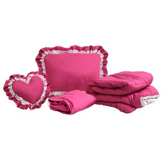 Foto 3 | Cama Princesa Individual + Coordinado Cama Princesa Krystal Rosa+ Colchón Montreal Individual