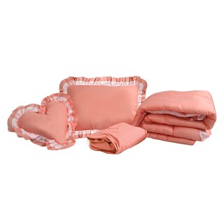 Foto 3 | Cama Princesa Individual + Coordinado Cama Princesa Krystal Salmon+ Colchón Montreal Individual