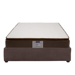 Foto 1 | Colchón Restonic Nautilus Color Café Matrimonial + Base Cama