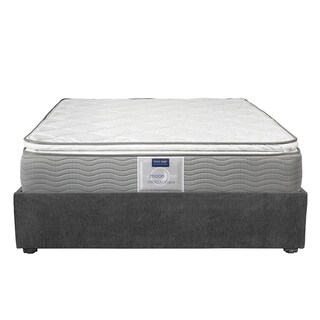Foto 2 | Colchón Dicasa Cupra Color Gris Carbon Queen Size+base Cama+almohada 2pack+protector Cloud+sabanas Softy+edredon Homy