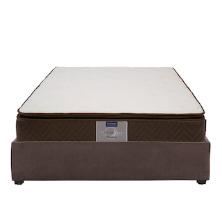 Foto 1 | Colchón Restonic Nautilus Color Café Queen Size + Base Cama