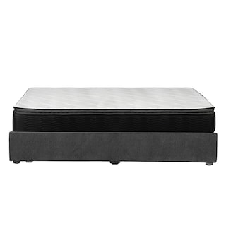 Foto 2 | Colchón Restonic Legan Color Gris Matrimonial+base Cama+almohada 2pack+protector Cloud+sabanas Softy+edredon Homy