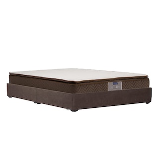 Foto 2 | Colchón Restonic Nautilus Color Café King Size+base Cama+almohada 2pack+protector Cloud+sabanas Softy+edredon Homy