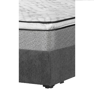 Foto 3 | Colchón Restonic Vail Color Gris Carbon Queen Size + Base Cama