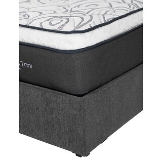 Foto 3 | Colchón Dicasa Trini Color Gris Carbon King Size + Base Cama