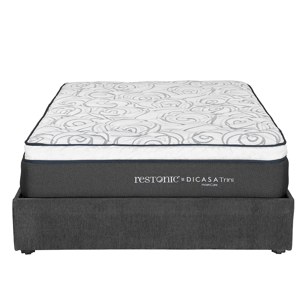Foto 1 | Colchón Dicasa Trini Color Gris Carbon Matrimonial + Base Cama