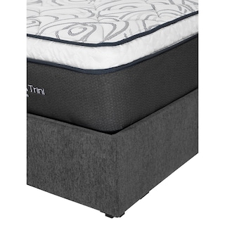 Foto 3 | Colchón Dicasa Trini Color Gris Carbon Matrimonial + Base Cama