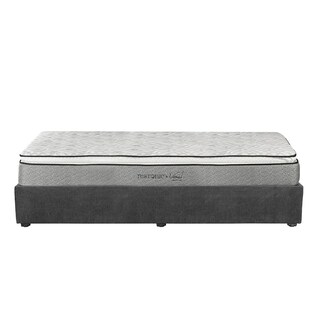 Foto 1 | Colchón Restonic Vail Color Gris Carbon King Size + Base Cama