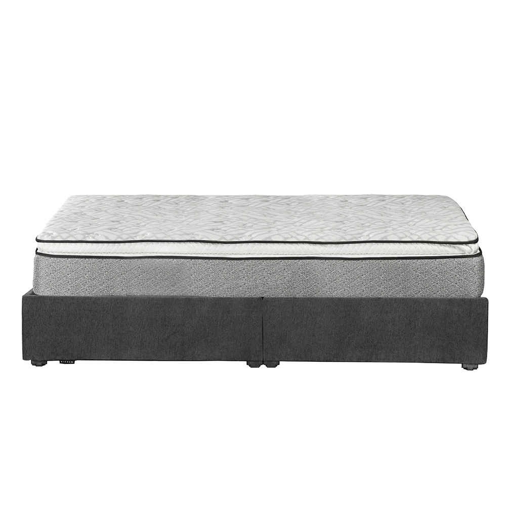 Foto 5 pulgar | Colchón Restonic Vail Color Gris Carbon King Size + Base Cama