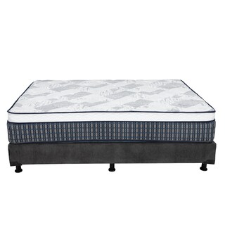 Foto 2 | Colchón Spring Air Cardona Color Gris Carbon King Size + Box + Almohada 2pack +sabanas Softy