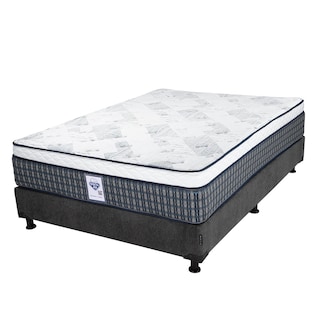 Foto 2 | Colchón Spring Air Cardona Color Gris Carbon Queen Size + Box + Almohada 2pack