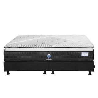 Foto 2 | Colchón Spring Air Alaska Color Negro King Size + Box + Almohada 2pack