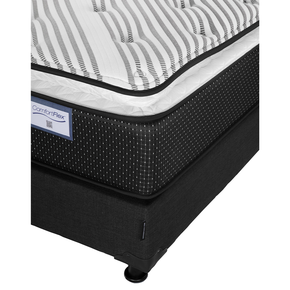 Foto 6 pulgar | Colchón Spring Air Alaska Color Negro King Size + Box + Almohada 2pack