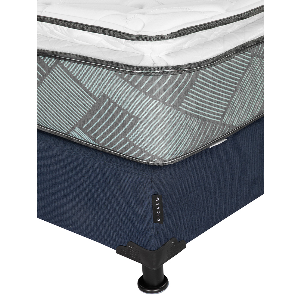Foto 5 | Colchón Spring Air Baggio Color Azul Matrimonial + Box + Almohada 2pack