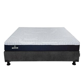 Foto 2 | Colchón Spring Air Therapy Color Gris Carbon Queen Size + Box + Almohada 2pack
