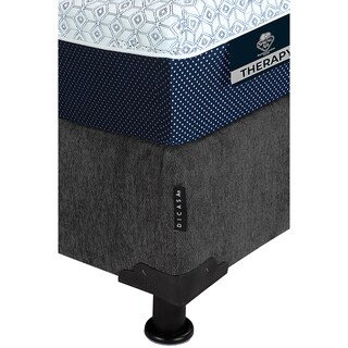 Foto 3 | Colchón Spring Air Therapy Color Gris Carbon Queen Size + Box + Almohada 2pack + Sábanas Softy