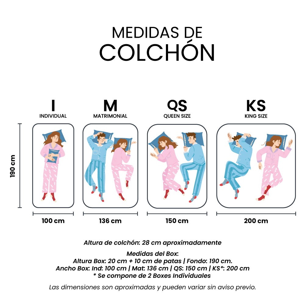 Foto 7 | Colchón Spring Air Minesota Color Café Matrimonial + Box Dicasa Café + 2 Almohadas Trinity