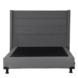 Foto 2 | Cabecera Dicasa Lugo Color Gris King Size + Box Dicasa Color Gris King Size