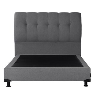 Foto 2 | Cabecera Dicasa Nube Color Gris Queen Size + Box Dicasa Color Gris Queen Size