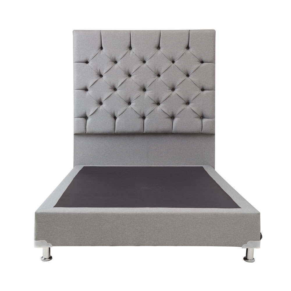 Foto 2 | Cabecera Dicasa Capri Color Gris King Size + Box Dicasa Color Gris King Size