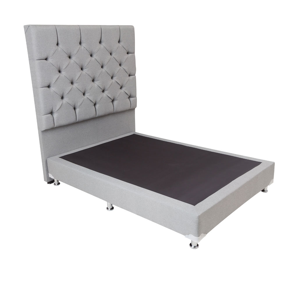 Foto 3 | Cabecera Dicasa Capri Color Gris King Size + Box Dicasa Color Gris King Size