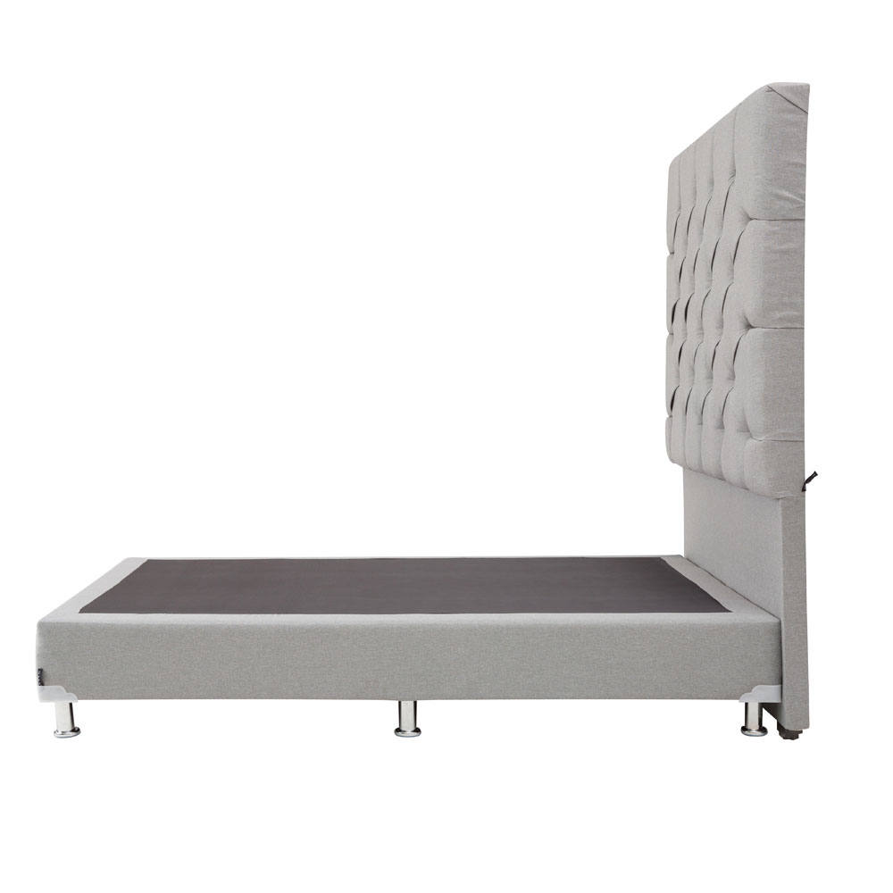 Foto 4 | Cabecera Dicasa Capri Color Gris King Size + Box Dicasa Color Gris King Size