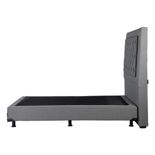 Foto 4 | Cabecera Dicasa Mary Color Gris Queen Size + Box Dicasa Mary Color Gris Queen Size