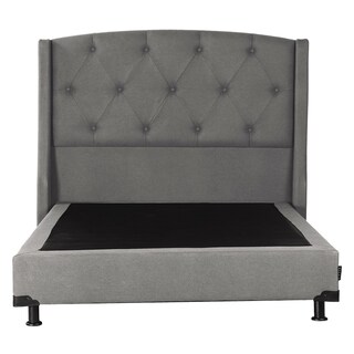 Foto 2 | Cabecera Dicasa Zefyr Color Gris King Size + Box Dicasa Color Gris King Size