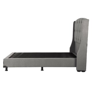 Foto 3 | Cabecera Dicasa Zefyr Color Gris King Size + Box Dicasa Color Gris King Size
