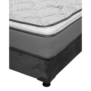 Foto 4 | Colchón Spring Air Prestige Color Gris Matrimonial + Box Dicasa Gris + Almohada Osos + Protector Ultra + Sábanas Basic