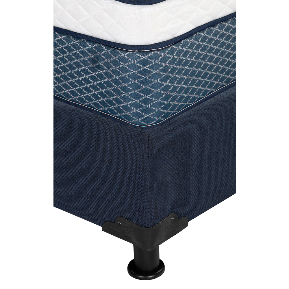 Foto 4 | Colchón Spring Air Cantabria Color Azul Matrimonial + Box Dicasa Azul + Sábanas Basic