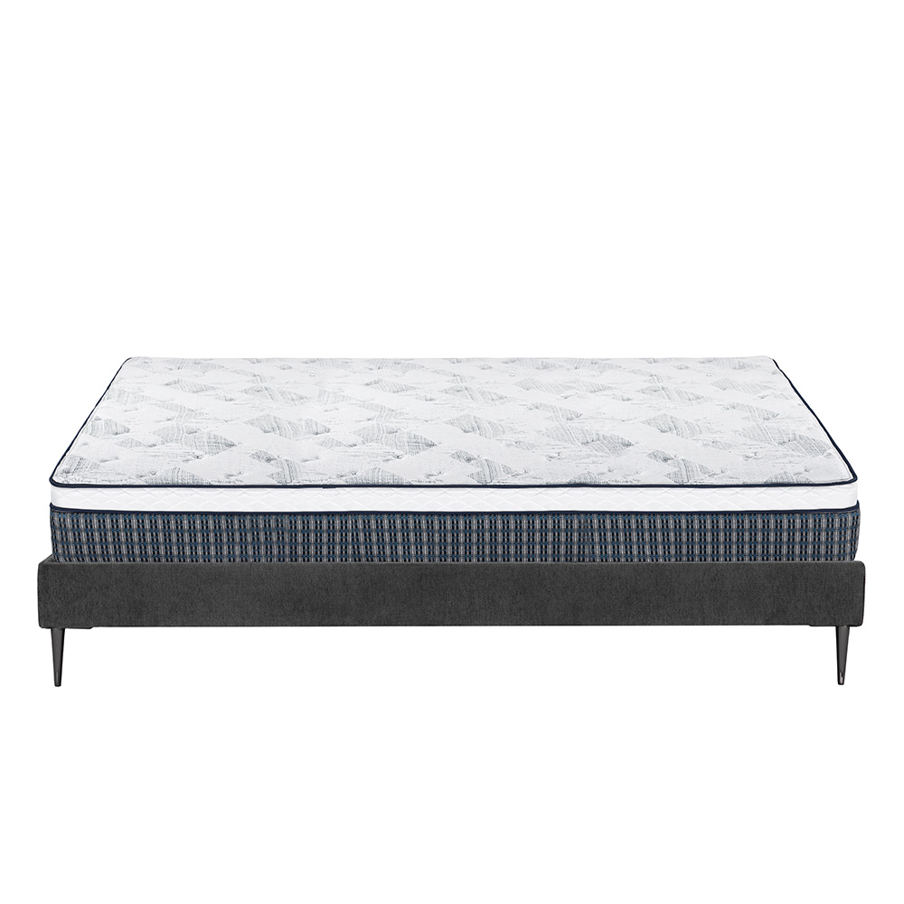 Foto 5 pulgar | Colchón Spring Air Cardona Slim Color Gris Carbon Queen Size + Base Cama Slim