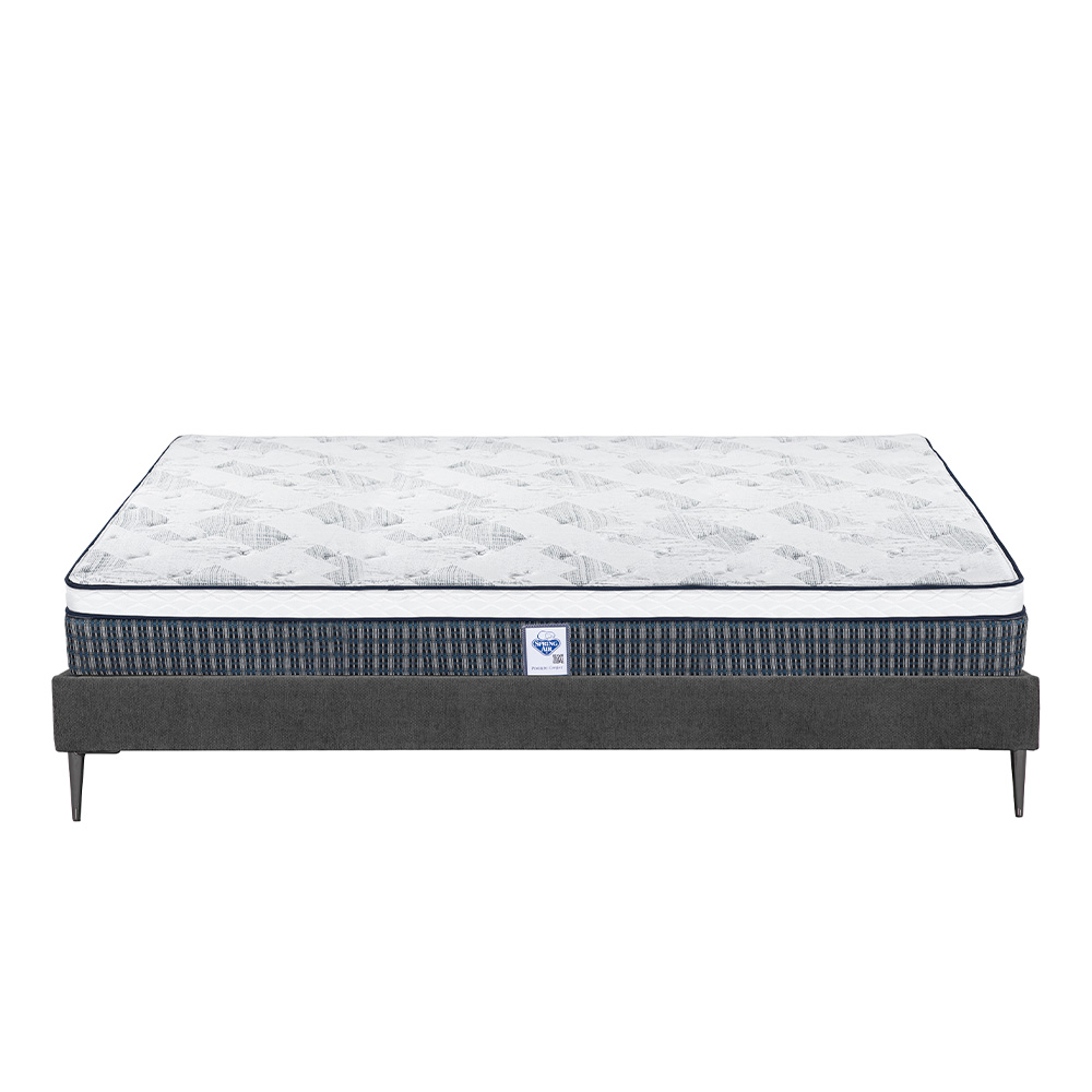 Foto 1 | Colchón Spring Air Cardona Slim Color Gris Carbon King Size + Base Cama Slim