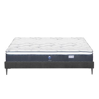Foto 1 | Colchón Spring Air Dover Slim Color Gris Carbon King Size + Base Cama Slim
