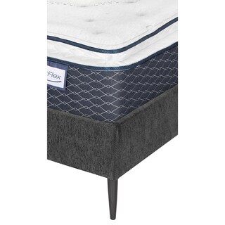 Foto 3 | Colchón Spring Air Dover Slim Color Gris Carbon King Size + Base Cama Slim