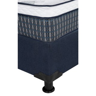Foto 4 | Colchón Spring Air Cardona Color Azul King Size + Box Dicasa Azul + Sábanas Trinity
